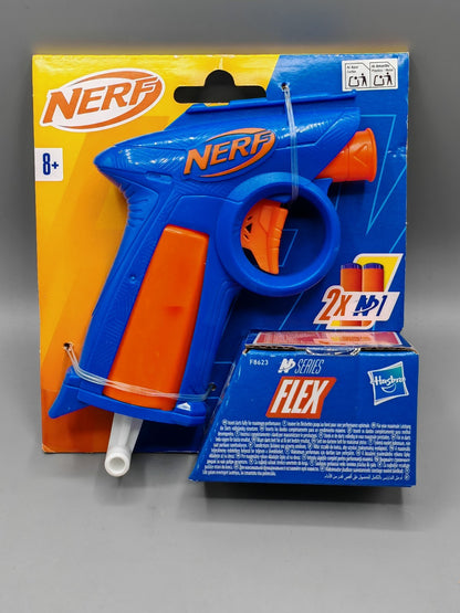 Nerf Blaster F8623EU4 – N Series Flex Einzelschuss + 2 Darts