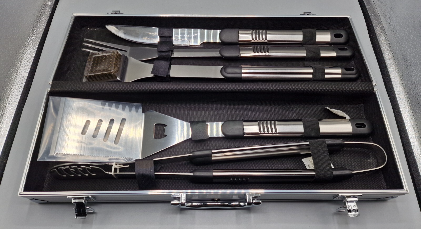 Activa Mastercook, Edelstahl-Grillbesteck im Koffer