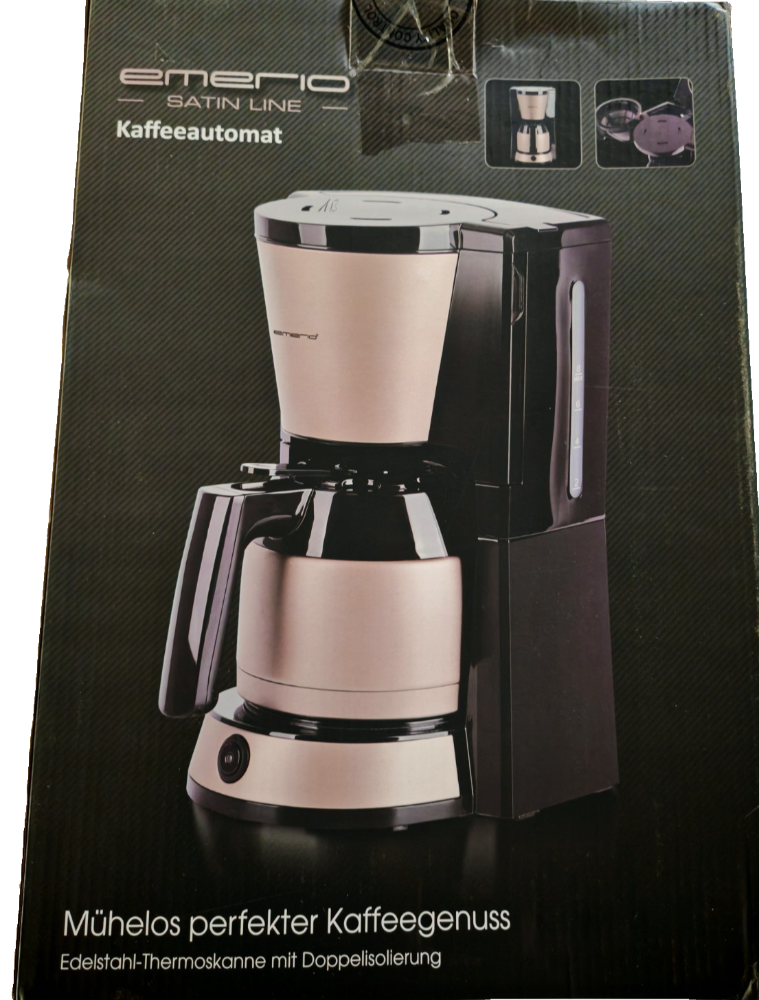 EMERIO CME-131036.3 Filterkaffeemaschine 1L Thermokanne 8 Tassen 900W B03