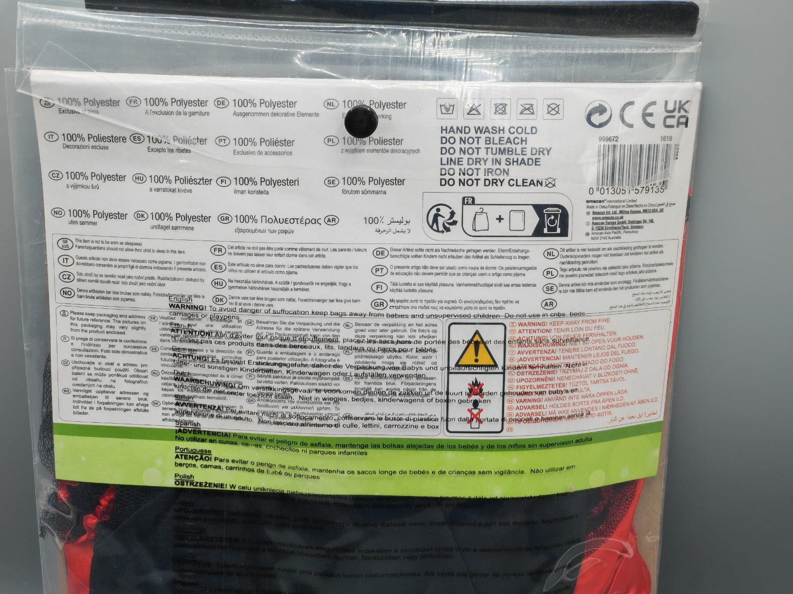 Amscan Little Ladybug Kostüm, Größe 92 Mädchen