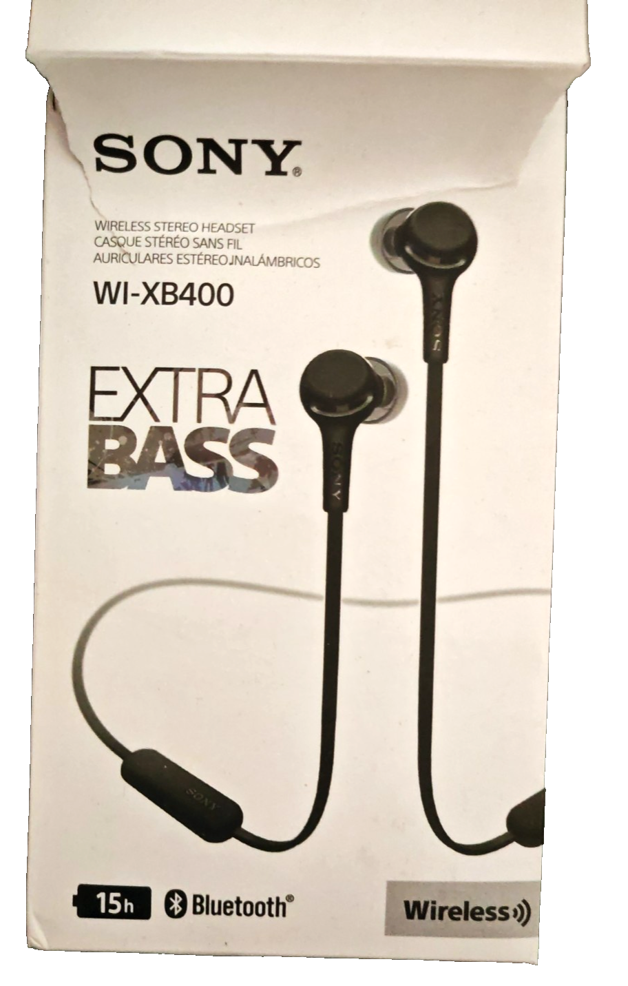 Sony WI-XB400 Extra Bass Bluetooth In-Ear Kopfhörer Headset Wireless USB-C A8