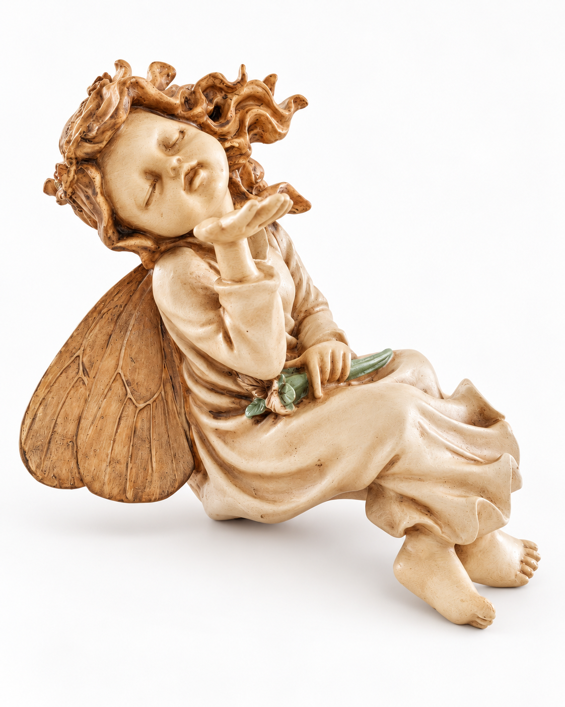 Henri Studio Elfe Fee Figur Vintage 2002 Deko Skulptur Flügel A8
