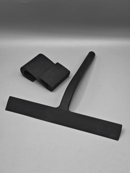 Silikon Wischer, Abzieher 23 cm mit Halterung