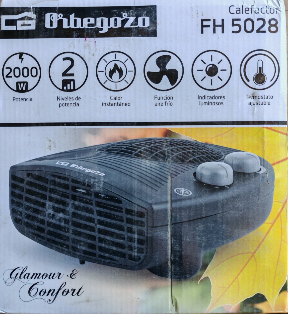 Orbegozo FH 5028 Heizlüfter Elektroheizer Ventilator Heizung