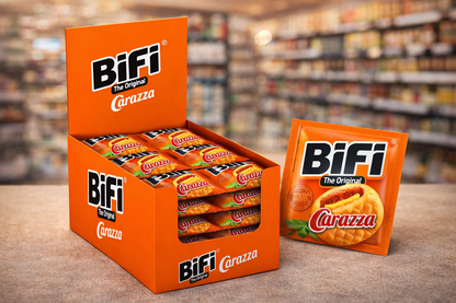 BiFi Carazza Original 24er Pack 72x40g Pizzasnack Salami Snack Vorratspack 31.07