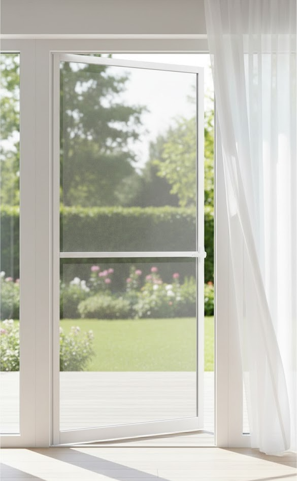 Alu Türbausatz MASTER SLIM PLUS Fliegengitter 100x210cm kürzbar