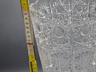 Antiquität, Glasvase, Hochwertig, Sammler, Dekoration, 30cm hoch