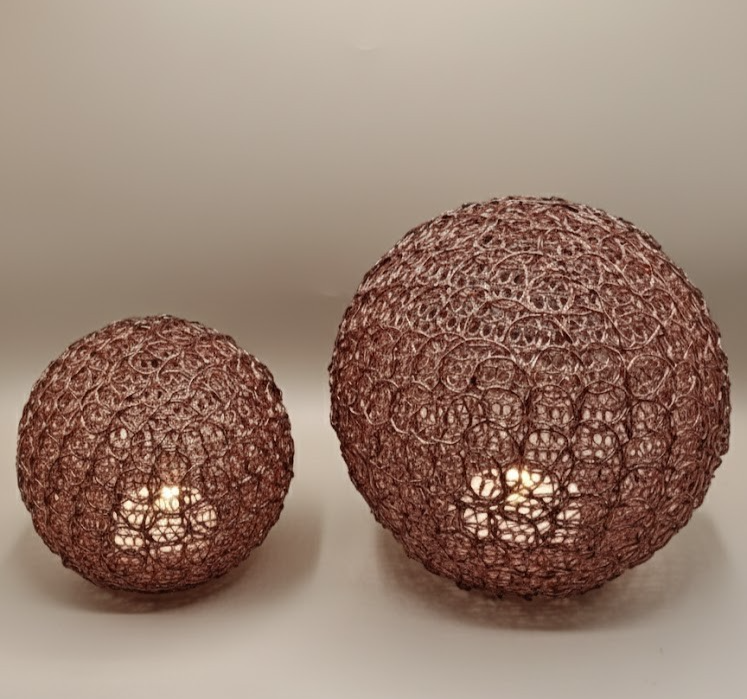 Lumida Casa 2 LED-Dekokugeln Feige Deko-Lichter Kugeln Beleuchtung