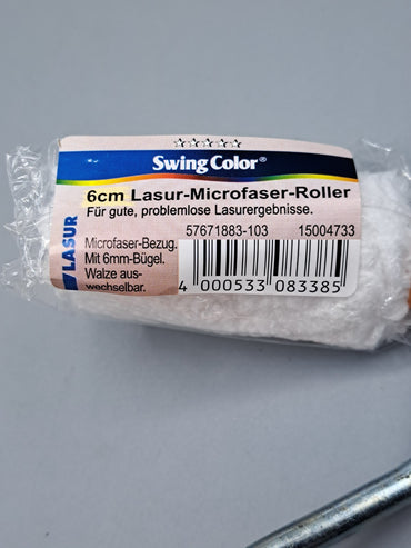 Swing Color 6 cm Lasur-Mikrofaser-Roller, 2er Set