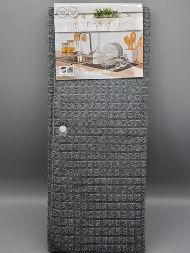 Abtropfmatte Mikrofaser 40x48cm Grau