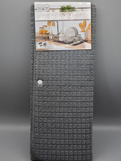 Abtropfmatte Mikrofaser 40x48cm Grau