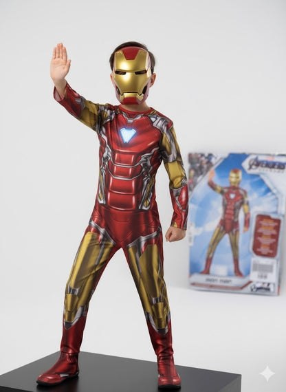 Marvel Avengers Iron Man Kostüm 122/128 Kinder