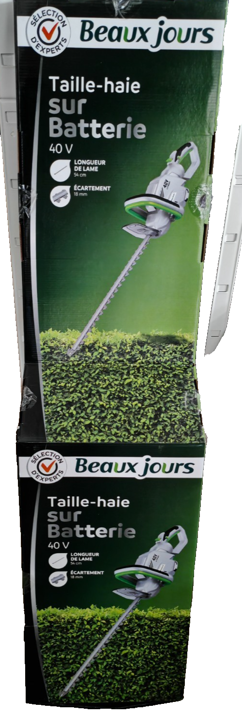 Beaux Jours Akku Heckenschere 40V 54cm 18mm ELR01-R3-540-18 ohne Akku B2
