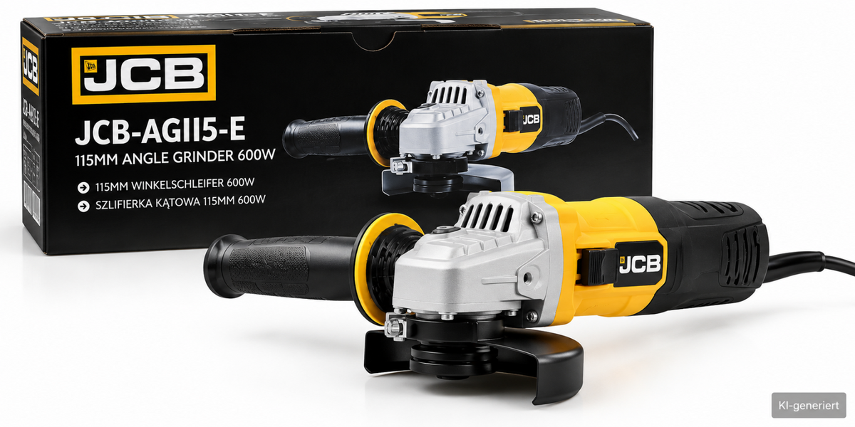 JCB AG115-E Winkelschleifer 600W 115mm Flex Trennschleifer Schleifmaschine  A3
