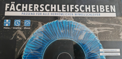 Fächerscheiben 125 mm – 4er Set Winkelschleifer Schleif- & Schruppscheiben