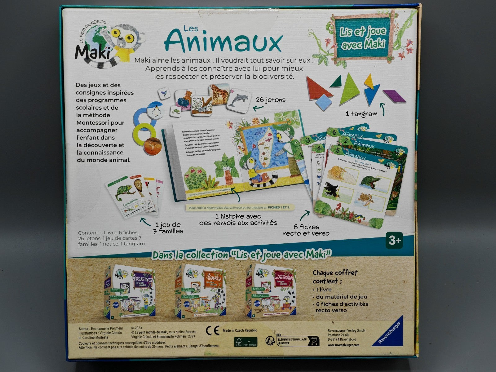 Lis et joue avec Maki – Les Animaux Kinderbuch Französisch