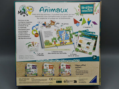 Lis et joue avec Maki – Les Animaux Kinderbuch Französisch