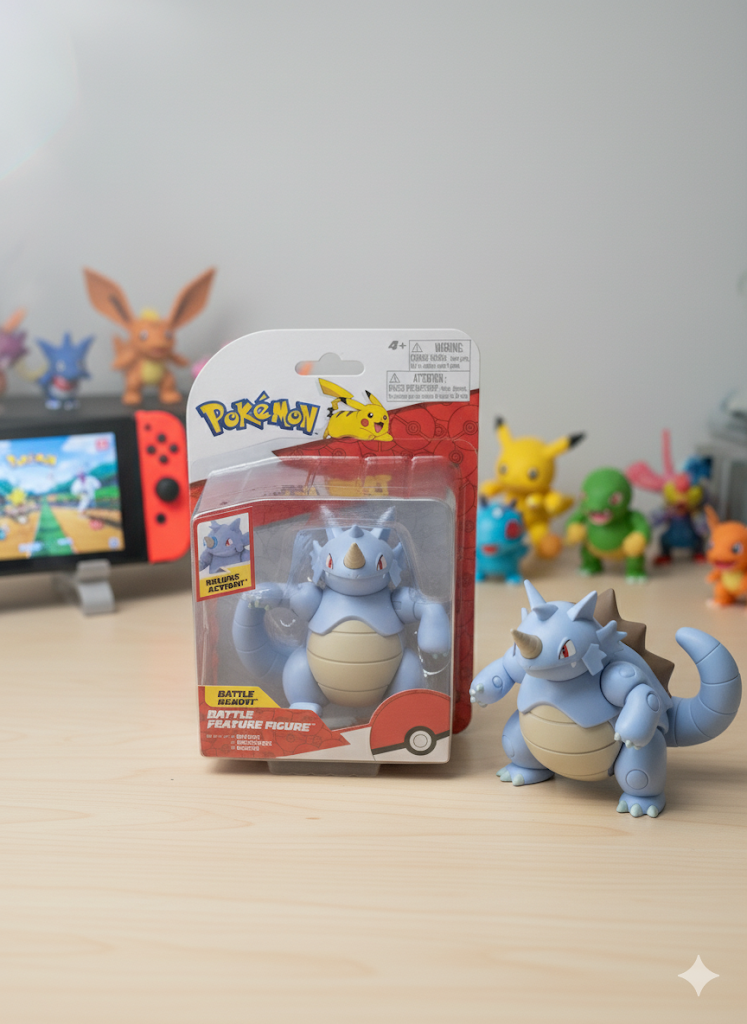 Jazwares Pokemon Battle Feature Figure Rizeros 11,5 cm