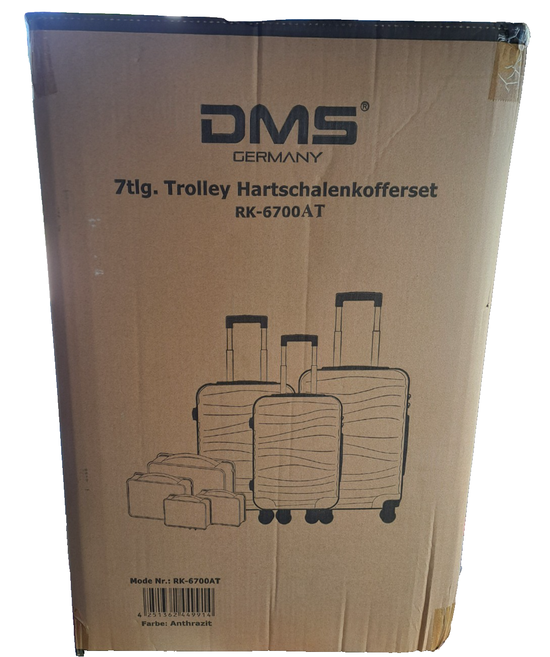 DMS 7tlg. Trolley Hartschalenkofferset RK-6700AT