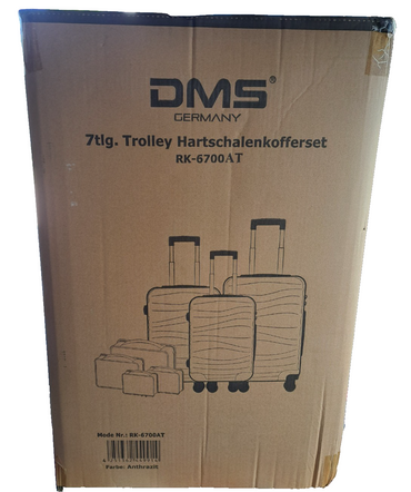 DMS 7tlg. Trolley Hartschalenkofferset RK-6700AT
