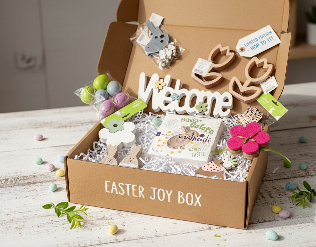 12x Osterdeko Set Markenprodukte Verschiedene Dekoartikel Frühling Ostern