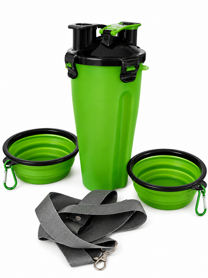 Ulalaza Haustier Wasserflasche Tragbar Hundeflasche Reisen Futterspender D10