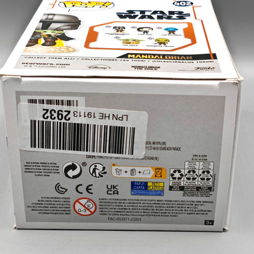 Funko POP Star Wars – The Mandalorian mit The Child (Baby Yoda) Figur