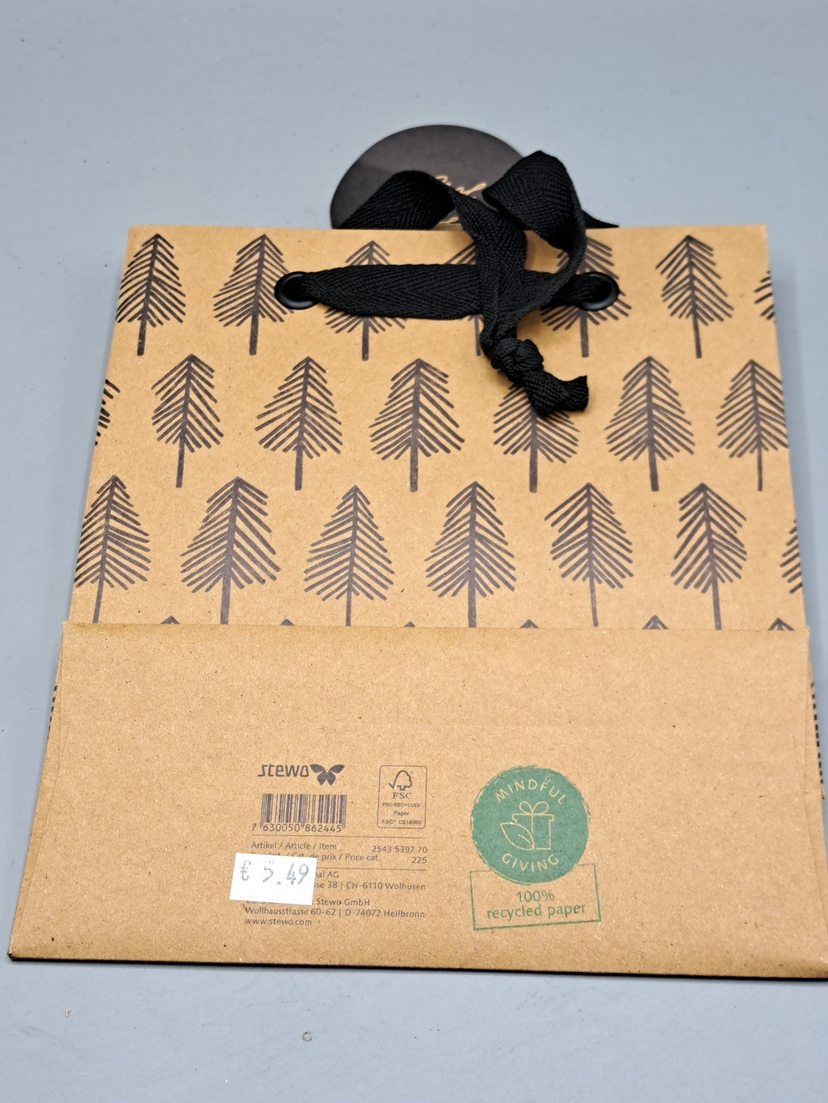 3x Stewo Geschenkverpackung, Tüten, Design 21x18 cm, Modern