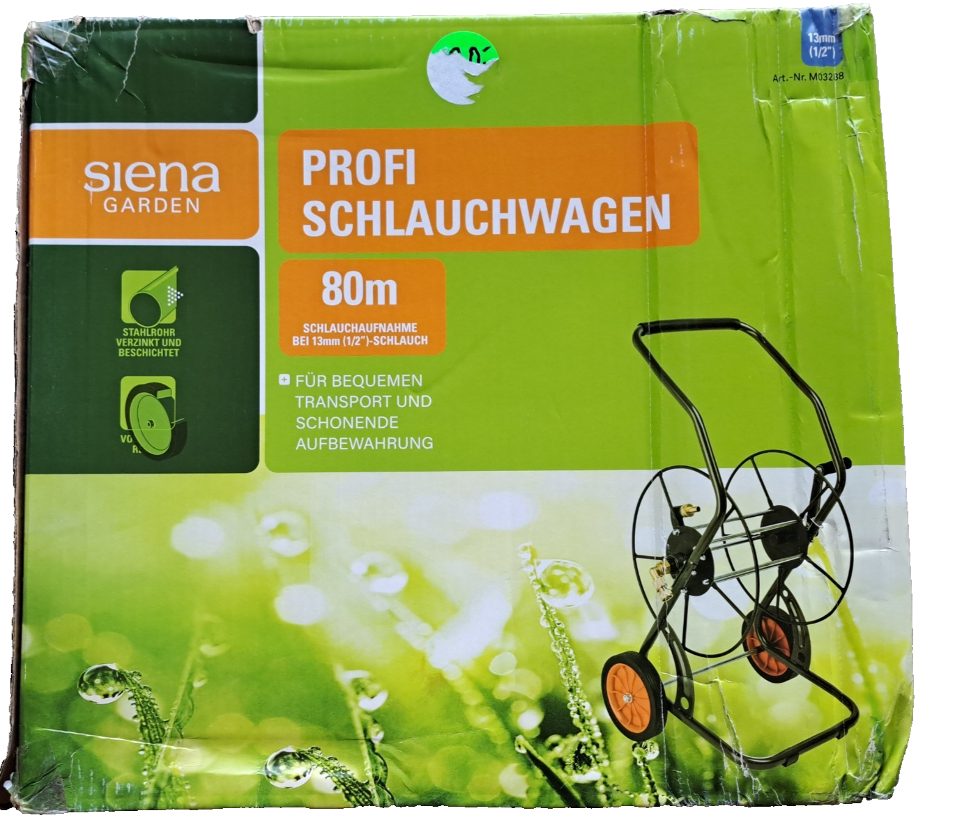SIENA GARDEN Profi Schlauchwagen Profi Schlauchwagen für 80 m bei 13 mm (1/2'')-