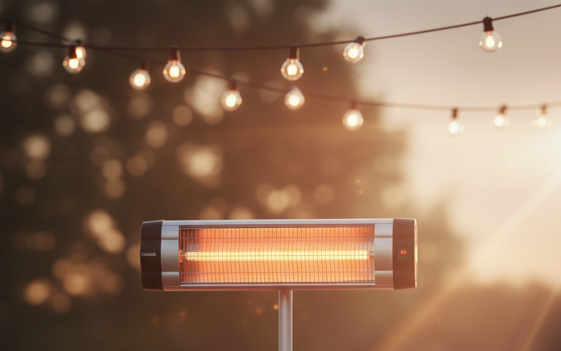 DMS® Infrarotstrahler Heizstrahler 2in1 Wärmestrahler ohne Ständer