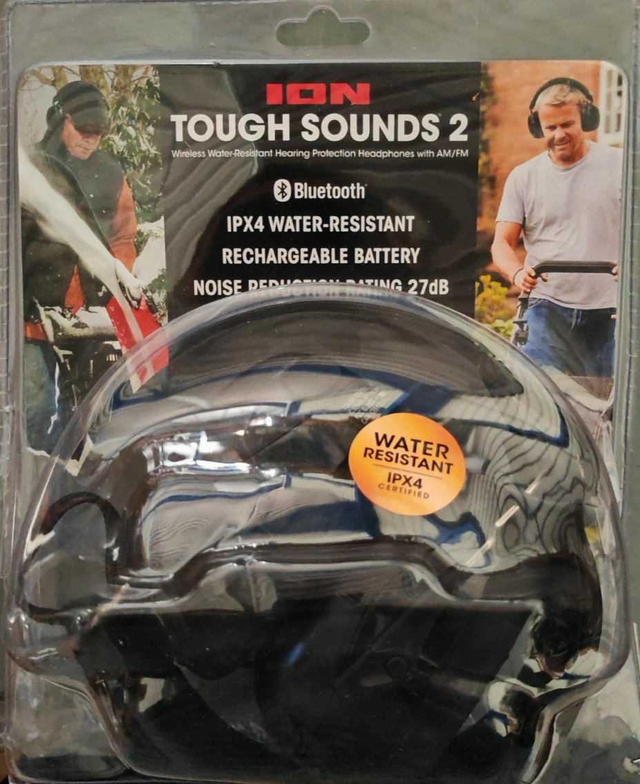 ION Tough Sounds 2 Gehörschutz Bluetooth Radio IPX4 27dB Kopfhörer Schwarz A8