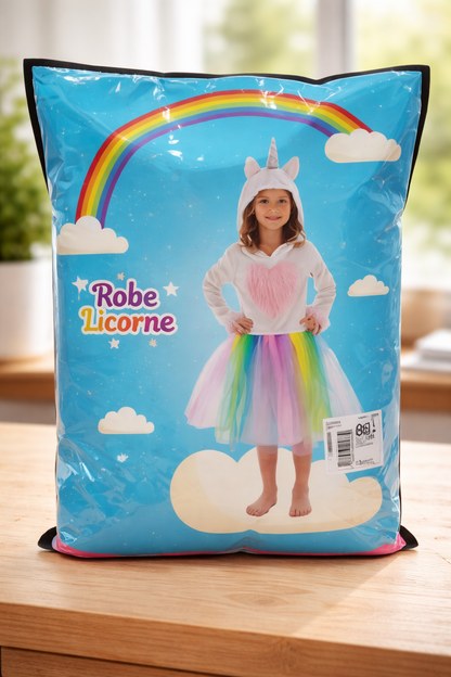 Einhorn Kostüm Mädchen 140 – Robe Licorne Fasching Karneval