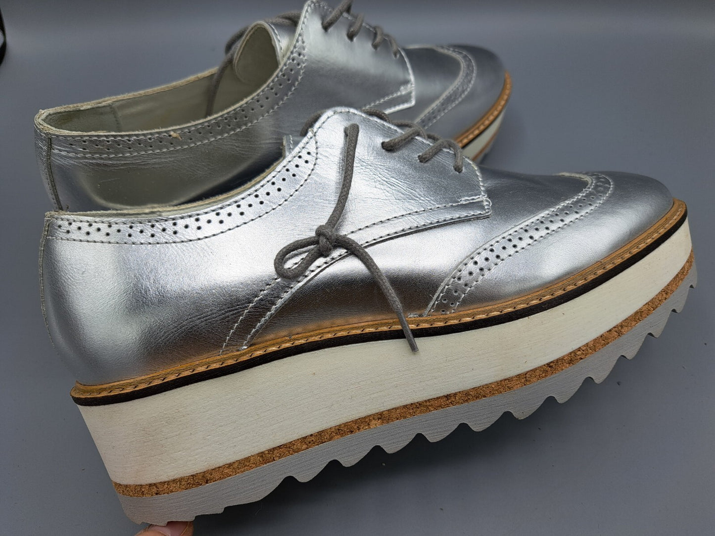 Bull Boxer Damenschuhe 40 Silber – elegante Schuhe