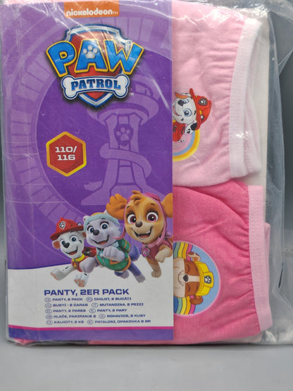 Paw Patrol Mädchen Panty 2er Pack Gr. 110/116 Neu&OVP