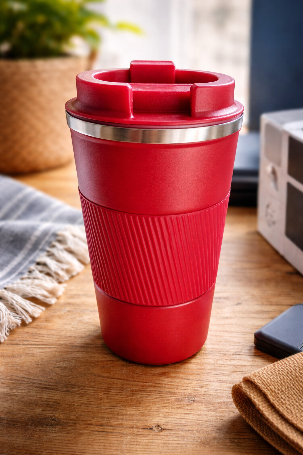 Apex Thermobecher 510 ml – Kaffeebecher To Go Rot