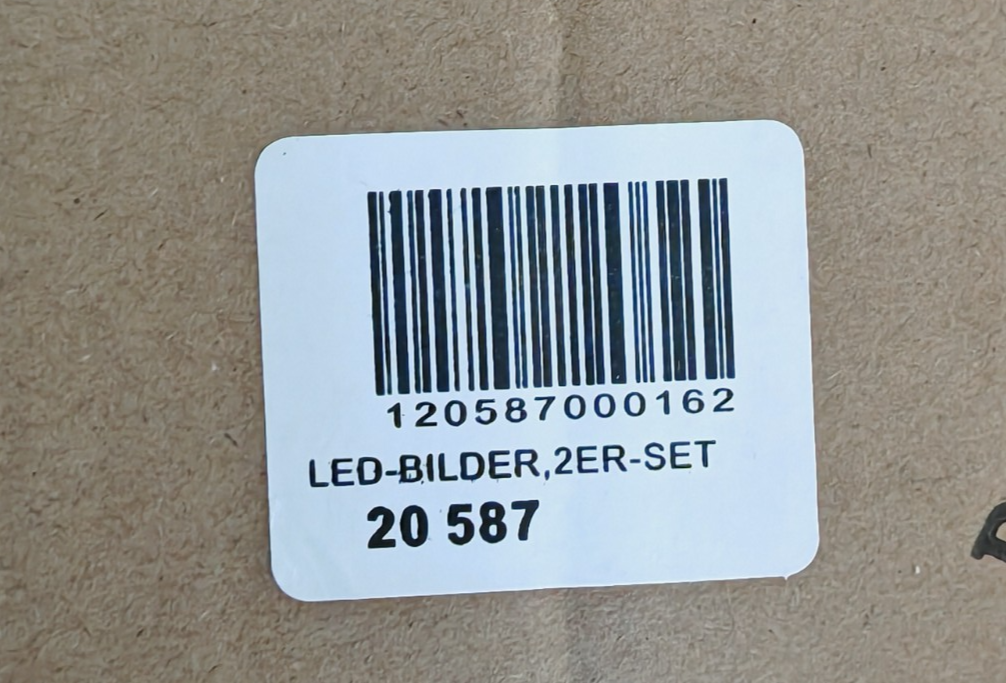 2er Set LED Wandbilder Weihnachten 40x30 cm Leinwand mit Beleuchtung Deko C5