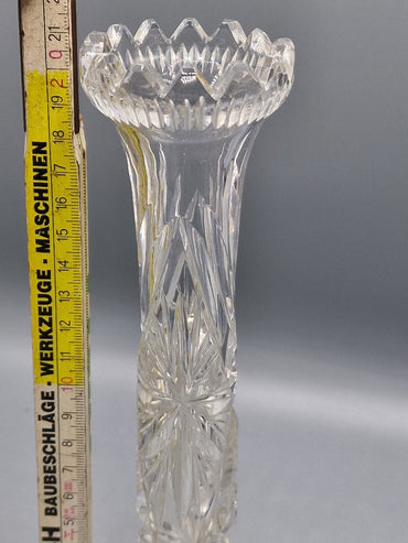 Antiquität, Kerzenständer, Glas
