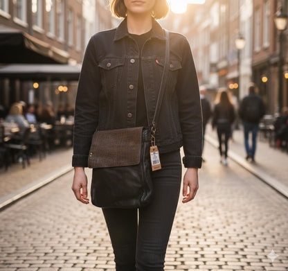 Desiderius Mons Wanda Handtasche Dark Olive Damen Tasche modern