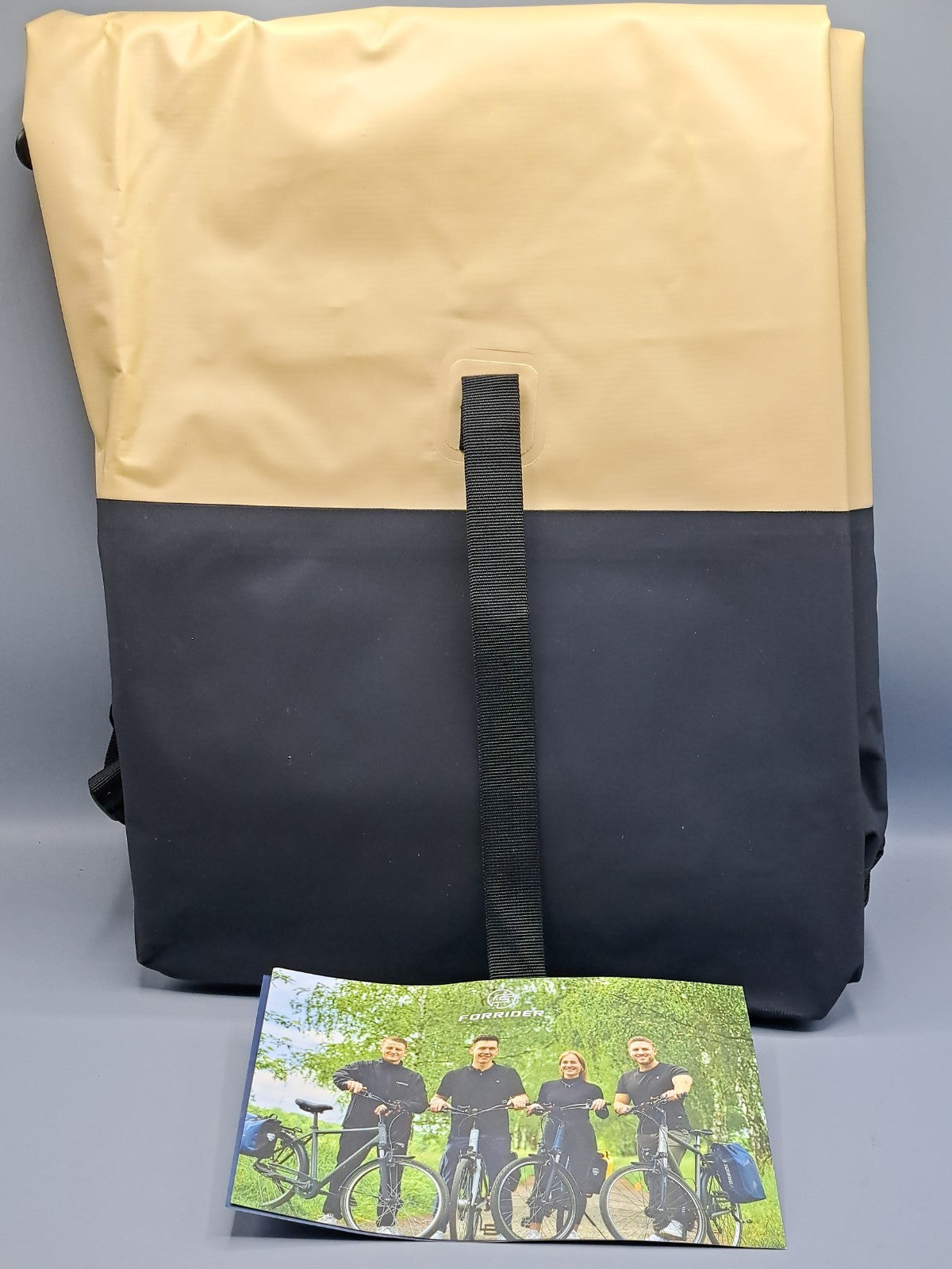 Forrider Fahrradtasche, Gepäckträger Gelb/Schwarz