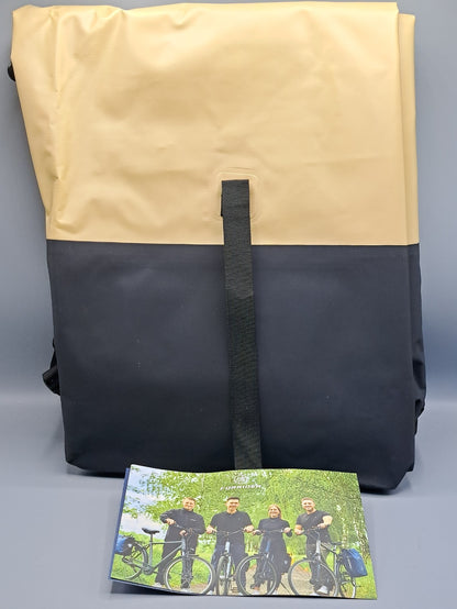 Forrider Fahrradtasche, Gepäckträger Gelb/Schwarz