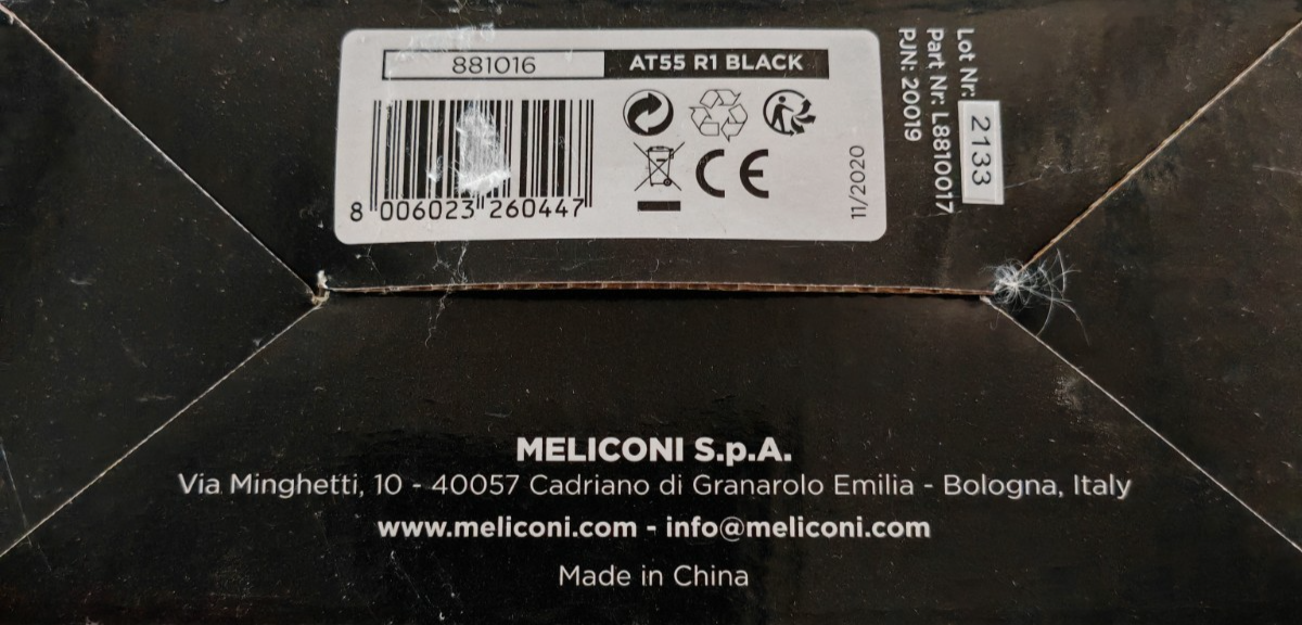 Meliconi AT55 R1 Black DVB-T2 Zimmerantenne 5G Verstärker 30km 881016 A8
