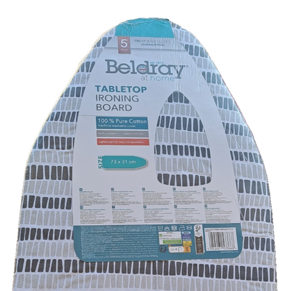 Beldray Bügelbrett 73x31 cm, Tischbügelbrett