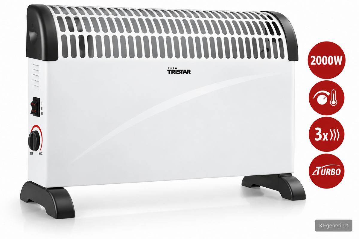 Tristar KA-5912 Konvektor Heizung 2000W Elektroheizung Heizlüfter Turbo HA28