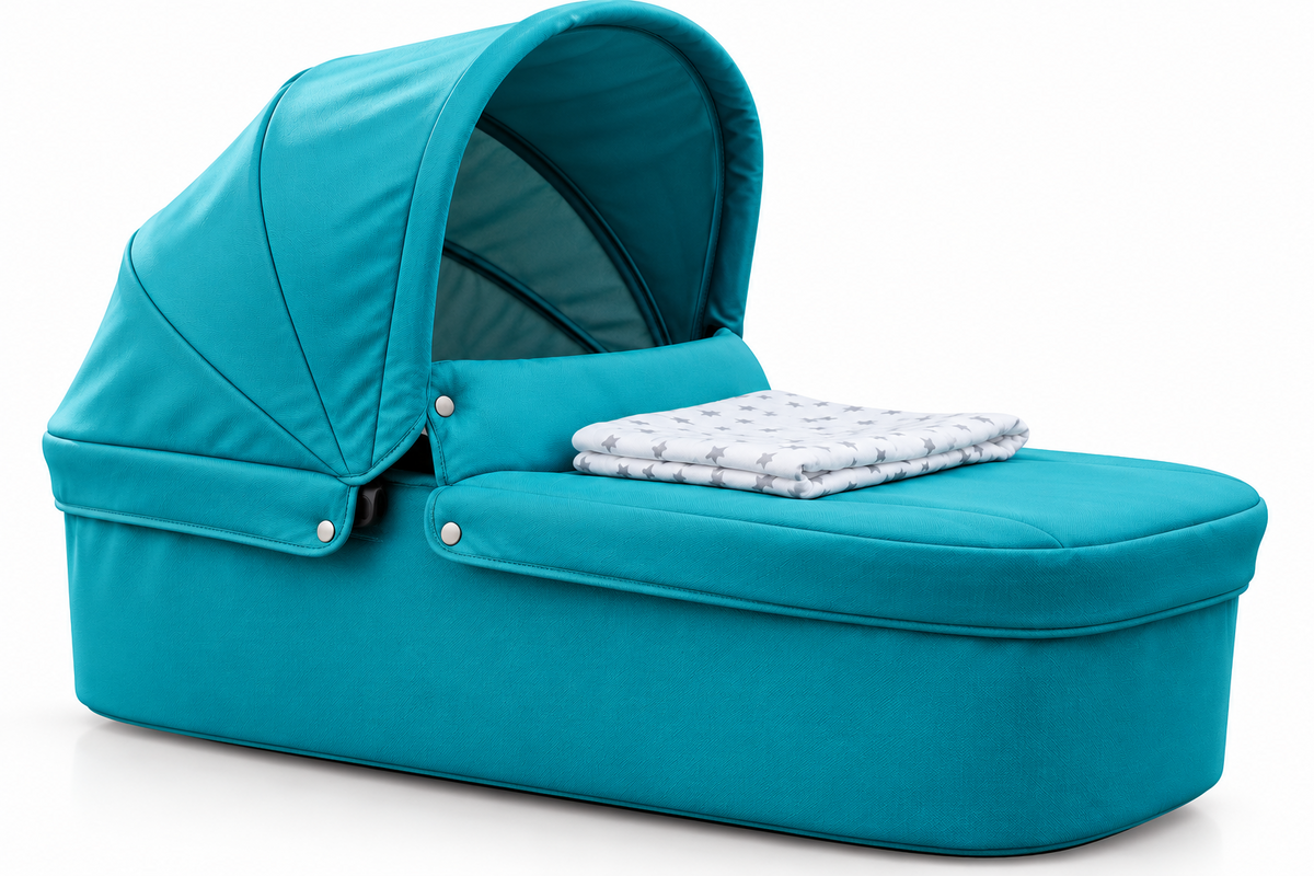 gb Gold COT Future Perfect Kinderwagenaufsatz Babywanne Laguna Blue Türkis D9