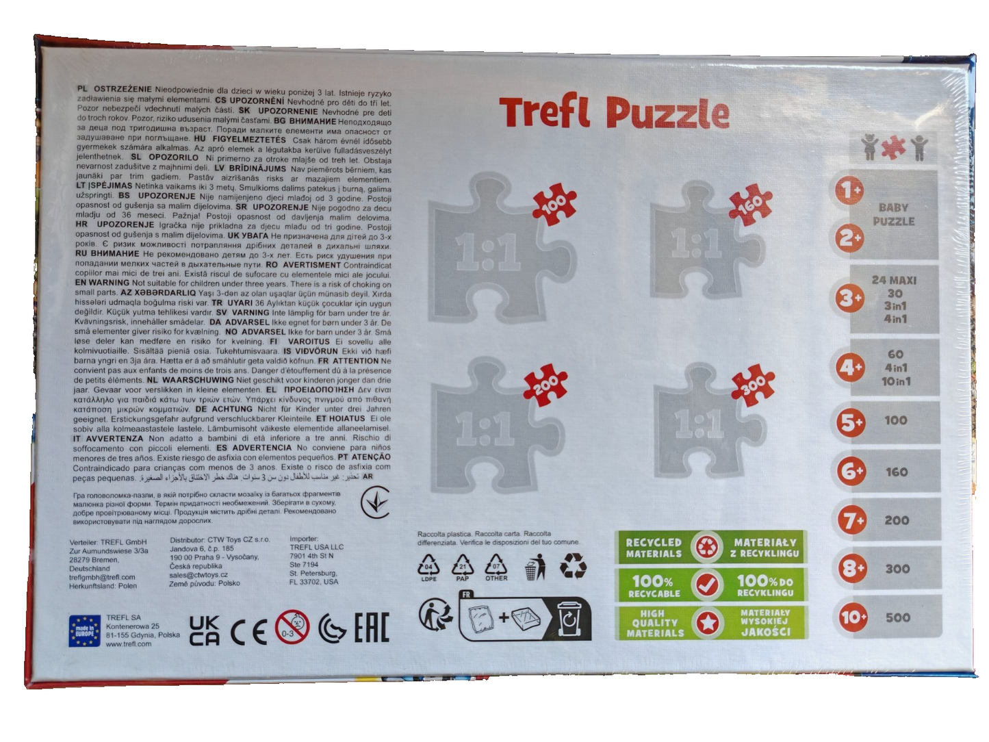 Trefl Marvel Avengers Puzzle 100 Teile Kinder Puzzle