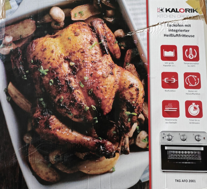 Kalorik TKG AFO 2001 Airfryer Ofen 21L Heißluftfritteuse Dörrautomat 1800W Pal2