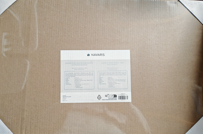 Memoboard Magnetisch 60x40cm MDF Schwarzer Marmor