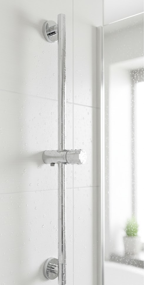 Universal Duschstange inkl Halterung Handbrause ohne Bohren verstellbar