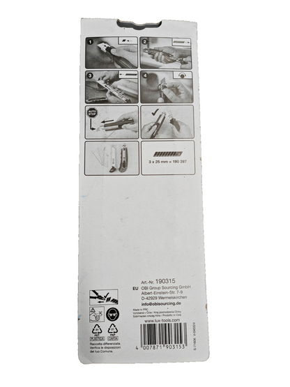 LUX Tools Profi Universalmesser 190315 | Cutter Messer Handwerk