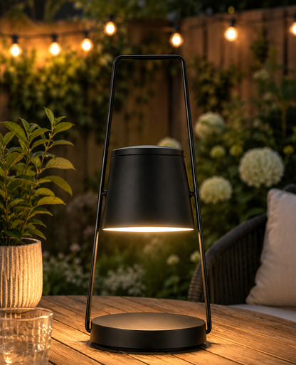 LUMIDA Garden Solar Spotlight RGB Warmweiß schwenkbar USB-C Akku Gartenlampe P5